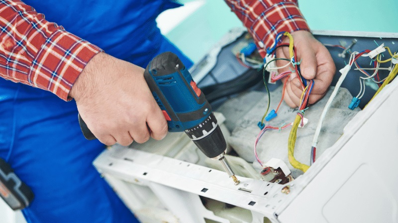 Şereflikoçhisar Mdv Mdv çamaşır makinesi kart tamiri – Su almama arızası orijinal parça ile giderildi. - Teknik servis örneği